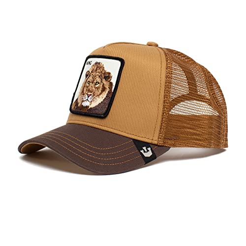 Goorin Bros. The Farm Men’s Trucker Hat – Baseball Snapback Cap, Mane Man, Whiskey
