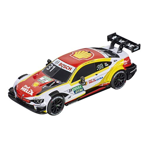Carrera 64185 BMW M4 DTM S. V. D. Linde 1:43 Scale Analog Slot Car Racing Vehicle GO!!! Slot Car Toy Race Track Sets
