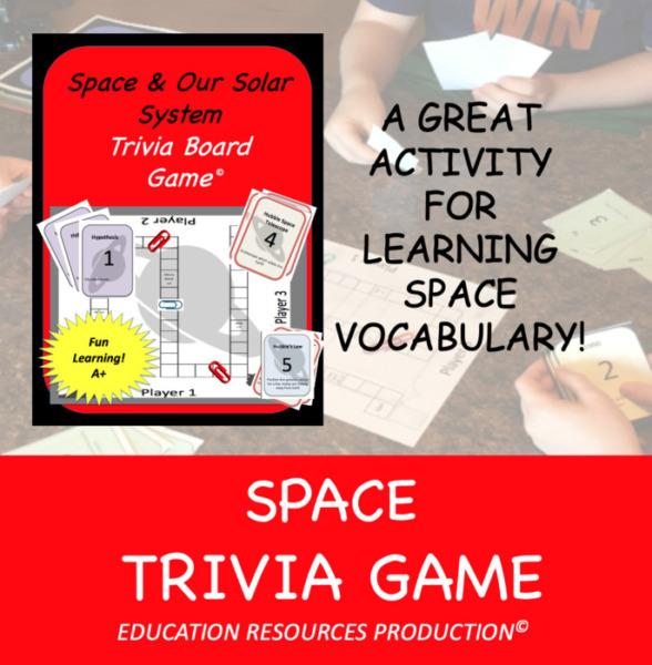 Space & Solar System Trivia Board Game