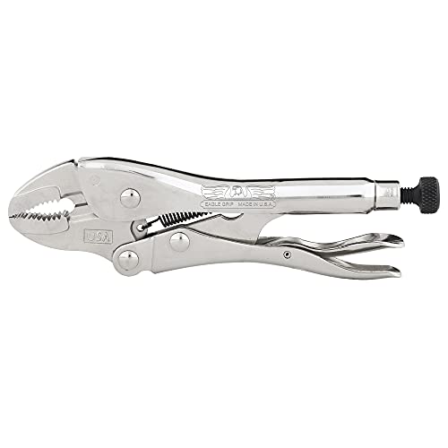 Eagle Grip by Malco LP7WC 7 in. Curved Jaw Locking Pliers with Wire Cutter