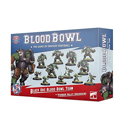 Games Workshop Blood Bowl: Black Orc The Thunder Valley Greenskins Team