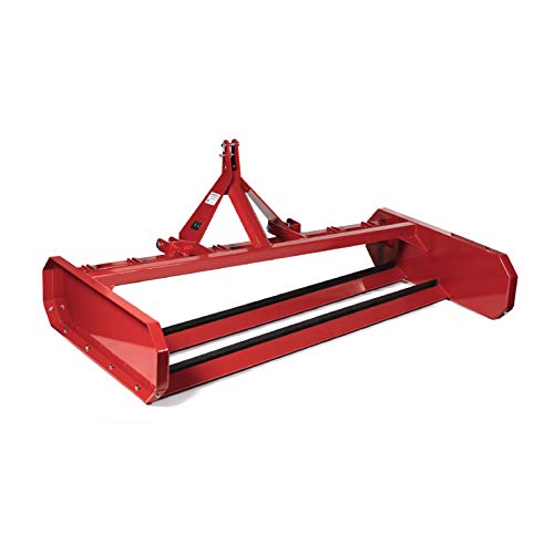 Titan Attachments 8 FT Land Leveler and Grader for 3 Point Tractor Fits Cat 1 and Cat 2