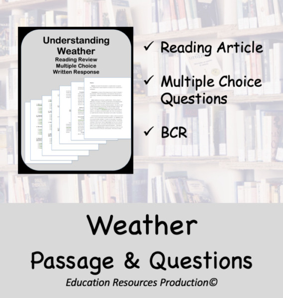 Weather Worksheet & Questions