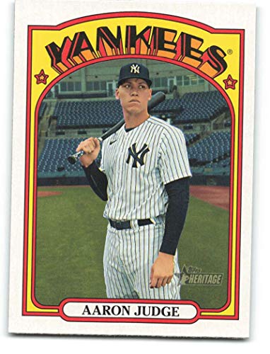 2021 Topps Heritage #121 Aaron Judge NM-MT New York Yankees Baseball