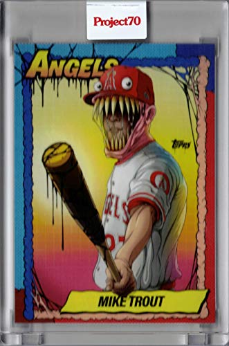 2021 Topps Project 70 Baseball Card #79 1990 Mike Trout by Alex Pardee