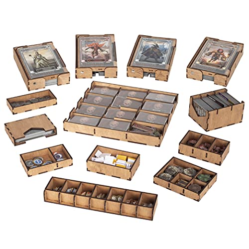 SMONEX Gloomhaven Organizer Compatible with Gloomhaven Jaws of The Lion – Convenient Board Game Organizer Box with Unique Design Suitable for Jaws of The Lion – Perfect as Gloomhaven Accessories