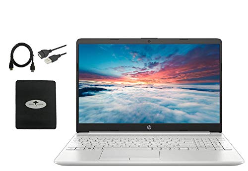 HP 2023 15.6 HD Laptop for Business and Student, AMD Ryzen 3 3250U(Up to 3.5GHz), 16GB RAM, 1TB HDD+256GB SSD, Ethernet, WiFi, Fast Charge, HDMI, w/Ghost Manta Accessories