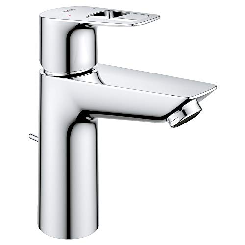 GROHE 23963001 Bauloop Bathroom Faucet, Medium, Starlight Chrome