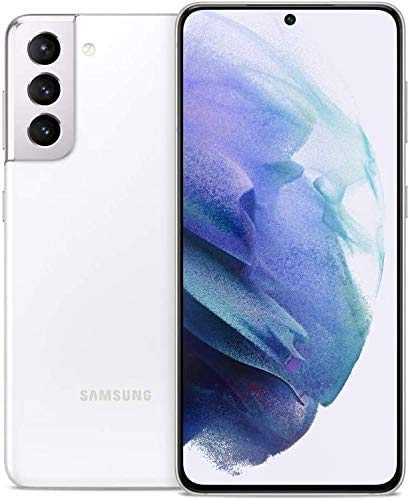 Samsung Galaxy S21 5G (SM-G991B/DS) Dual SIM 256GB, 6.2”, Factory Unlocked GSM, International Version – No Warranty – Phantom White