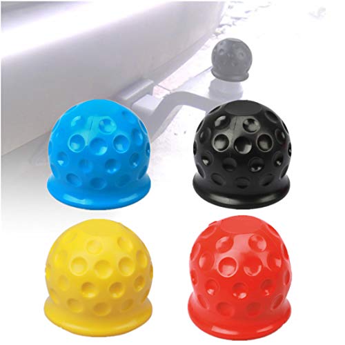 2″ Trailer Hitch Ball Cover – Truck Towball Protect Cap Replacement Accessories for RV, Caravan, Boat, Truck, 4PCS