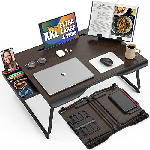 Cooper Mega Table XXL Extra Large Lap Desk for Bed | Laptop Table, Portable Desk, Bed Laptop Desk, for Bed, Desk, Laptop, Writing, Computer Bed Table for Laptop | Floor Table, Floor Desk for Adults