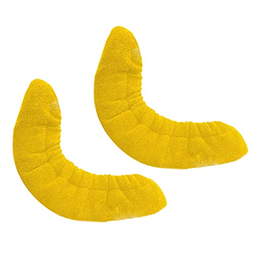 simhoa Soft Ice Skate Blotters Covers Figure Skate Blade Guards Soakers – Yellow, L