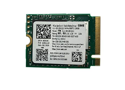 SSSTC CL1 Internal SSD, 128GB PCIe Gen3 x 4 NVMe Solid State Drive, M.2 2230 M Key, Model CL1-3D128-Q11, OEM Package