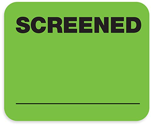 X-Small Screen Sticker (On-A-Roll) (FL Green)