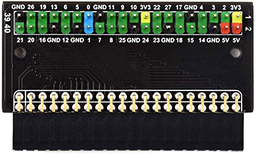Letaclanic 400 GPIO Header Adapter for Raspberry Pi, Header Expansion, Color-Coded Header, Easy Expansion