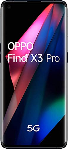 Oppo FIND X3 PRO 5G CPH2173 Global ROM EU/UK Model Dual SIM 12GB RAM, 256GB Storage Factory Unlocked International Version – Black