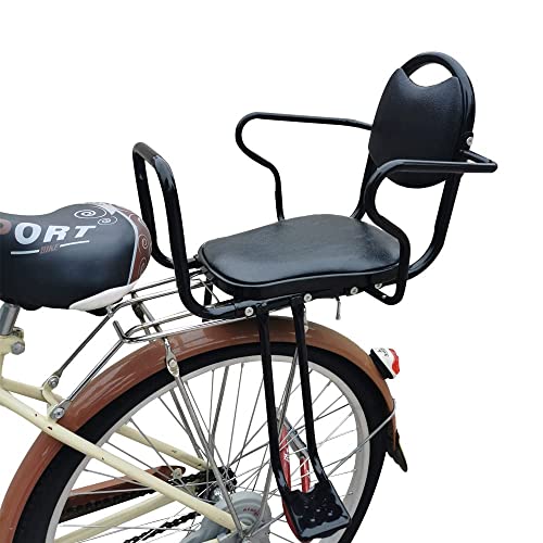 WORAMUK Kid’s Bike seat Rear Child Carrier Bike Chair for Bicycle Kids seat for Children, Toddlers, and Kids Rear Mount Bike seat, Rear Frame Mounted Baby Bike Seats Kids Safety