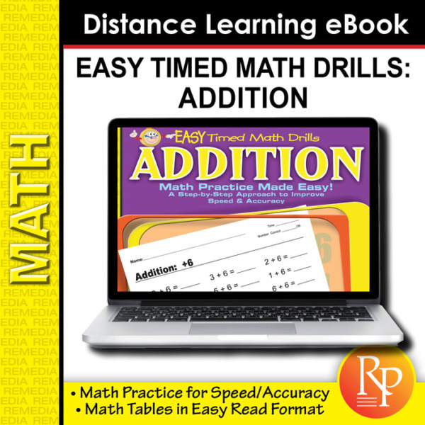 Addition: Easy Timed Math Drills (eBook)