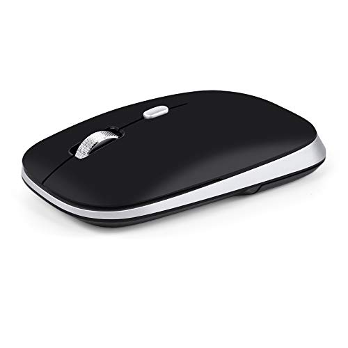 PINKCAT Bluetooth Mouse, Slim Silent Bluetooth 5.0 & 4.0 Wireless Mouse, 3 Adjustable DPI Portable Optical Wireless Computer Mice for Laptop, PC, Notebook, Computer, Deskbtop, MacBook – (Black)