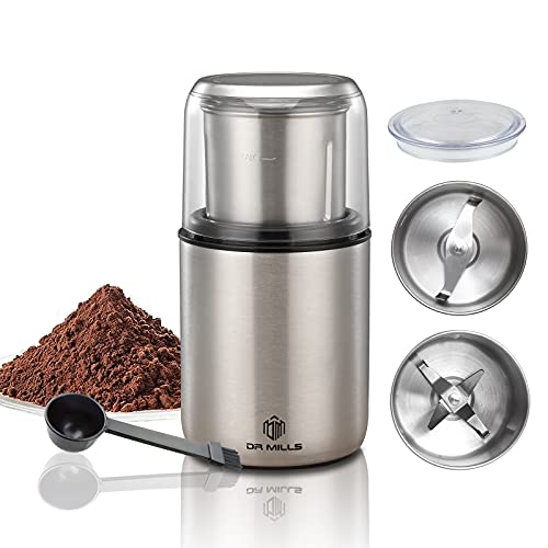 DR MILLS DM-7452 Electric Dried Spice and Coffee Grinder, Grinder and chopper,detachable cup, diswash free