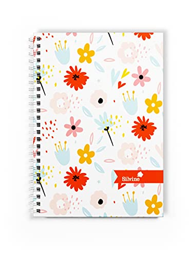 Silvine A5 Marlene West Hardback Notebook – Lined (140 Pages)