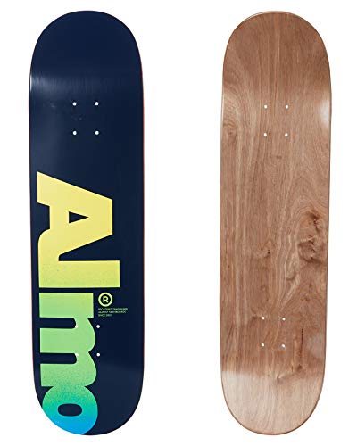 Almost Fall Off Logo Skateboard Deck Sz 8.5in Blue