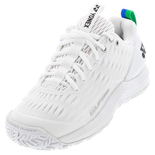 YONEX Women’s Eclipsion 3 75th Tennis Shoe, White (US Size 9)