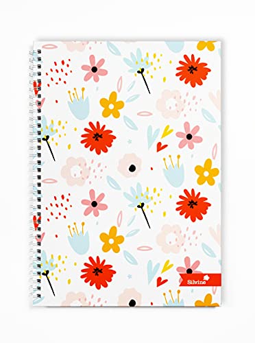 Silvine A4 Marlene West Hardback Notebook – Lined (140 Pages)