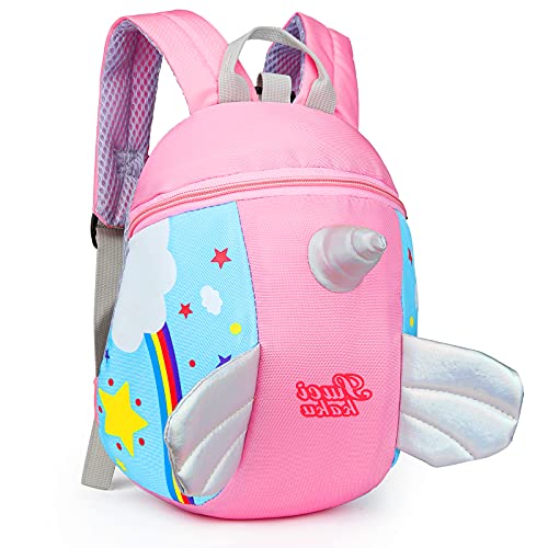 HWJIANFENG Kid Toddler Backpack with Leash Harness Preschool School Bag Girl 2-6 Year