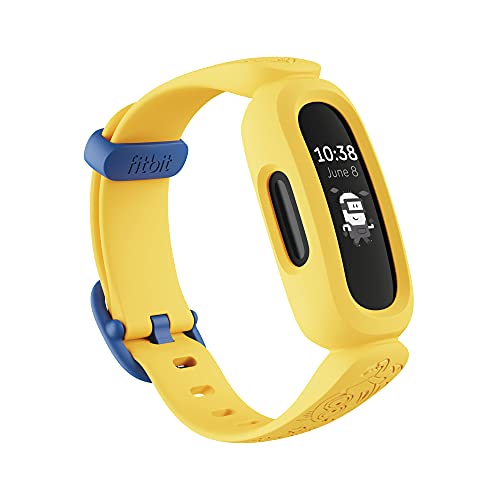 Fitbit Ace 3 Activity Tracker for Kids 6+, Minions Special Edition, Yellow, One Size