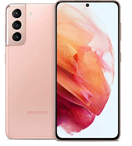 SAMSUNG Galaxy S21 5G (SM-G991B/DS) Dual SIM 128GB, 6.2”, Factory Unlocked GSM, International Version – No Warranty – Phantom Pink