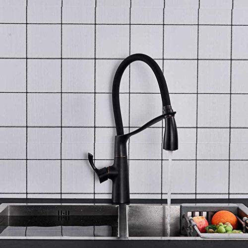 NZDY Faucet Kitchen Faucet Deck D Hot Cold Water Tap Pull Down Bathroom Kitchen Mixer Tap Rotate Spout for Kitchen