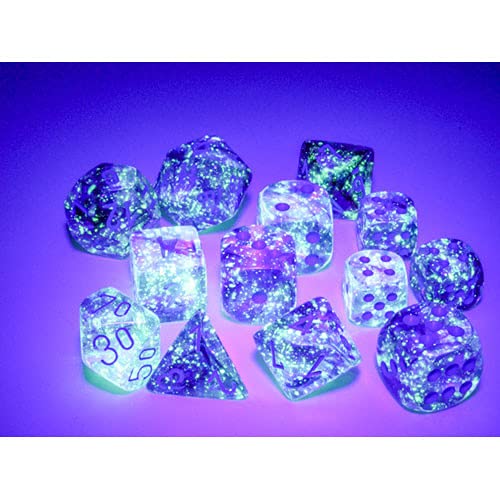 Chessex Nebula 12mm d6 Nocturnal/Blue w/Luminary Dice Block (36 dice) | The Storepaperoomates Retail Market - Fast Affordable Shopping