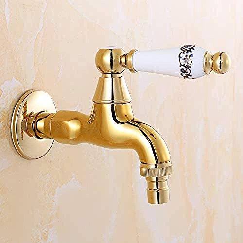 NZDY Faucet All Copper Gold Rose Gold Washersingle Cold Quick Divider Faucet