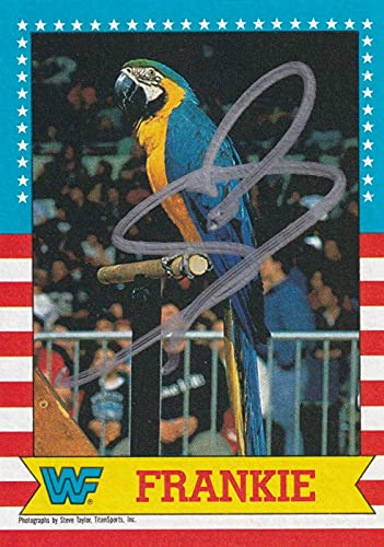 Koko B Ware Signed 1987 Topps WWF Frankie Bird Sketch Rookie Card #4 WWE RC Star – Autographed Wrestling Cards
