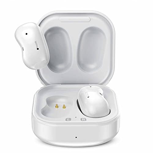 Urbanx Street Buds Live True Wireless Earbud Headphones for Samsung Galaxy S20 FE – Wireless Earbuds w/Hands Free Controls – White (US Version with Warranty)