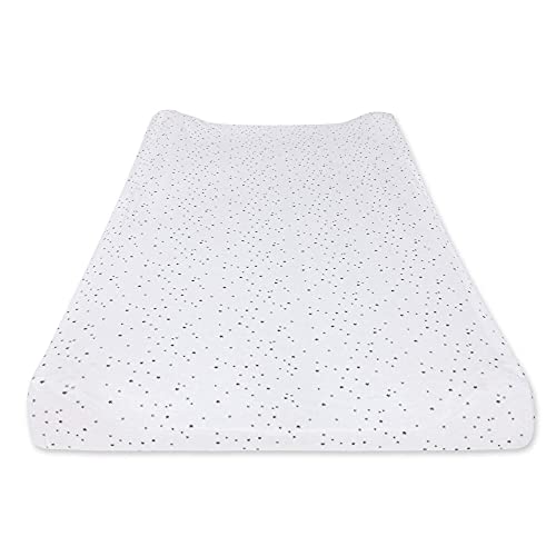 Changing Pad Cover, 100% Organic Cotton Changing Pad Liner for Standard 16″ x 32″ Baby Changing Mats