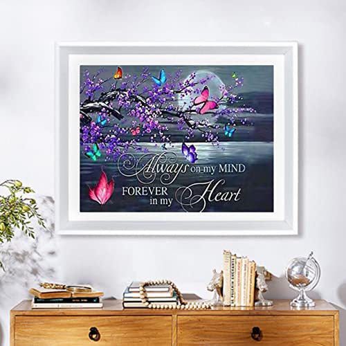 5D Diamond Painting Kits for Adults and Kids, Rhinestone Diamond Arts Kits for Beginners ， DIY 5D Diamond Painting Used for Home Wall Decor Gift Moon Butterfly (14X18 inch) | The Storepaperoomates Retail Market - Fast Affordable Shopping