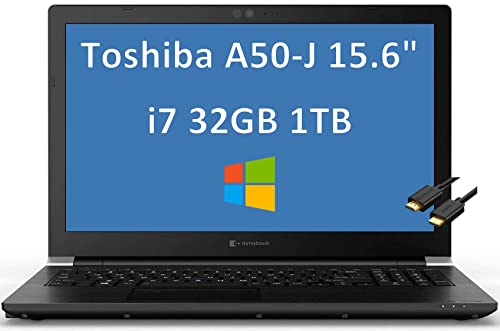 Latest Toshiba Dynabook Tecra A50-J 15.6″ HD Business Laptop (11th Gen Intel Quad-Core i7-1165G7, Iris Xe Graphics, 32GB DDR4 RAM, 1TB PCIe SSD) Wi-Fi 6, Type-C, DVD, Windows 10 Pro 64