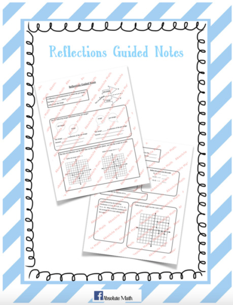 Reflections Guided Notes