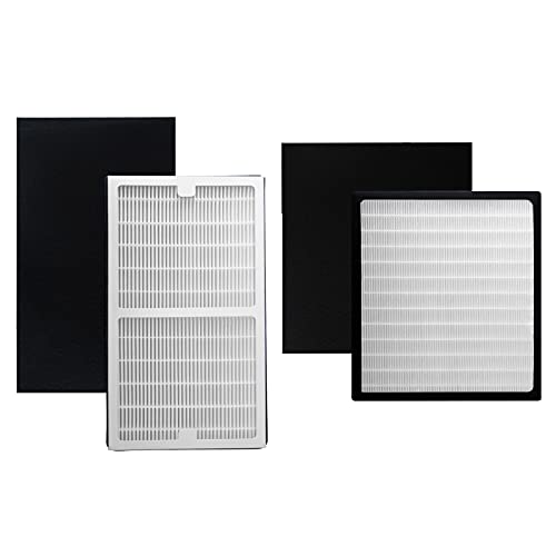 Hedday Replace C + D Hepa Filters Compatible with Idylis air Purifier IAP-10-280,with Carbon Filters