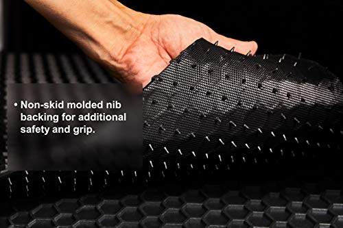 TOUGHPRO Floor Mats Accessories Set (Front Row + 2nd Row) Compatible with Ford Bronco Sport Carpeted Floor All Weather Heavy Duty (Made in USA) Black Rubber 2021 2022 2023 | The Storepaperoomates Retail Market - Fast Affordable Shopping