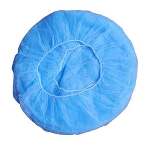 MEDICAL NATION 24″ Disposable Bouffant Caps Hair Net | CASE OF 1000, BLUE | Non-Woven, Non-Pleated Hairnets | Perfect for Medical, Hospital, Labs, Nurse, Tattoo, Food Service, Cooking | Blue, Size 24″