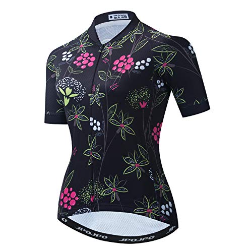 Hotlion Women Cycling Jersey Short Sleeve Mountain Bike Clothes Summer Biking Jerseys MTB Shirts Quick Dry S-XXXL