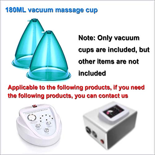 GUTYRE Vacuum Cupping Machine Accessories, 180ML Large Vacuum Suction Cup for Buttocks, Vacuum Cupping Machine,Used for Buttocks Lifting Body Massage, One Pair | The Storepaperoomates Retail Market - Fast Affordable Shopping