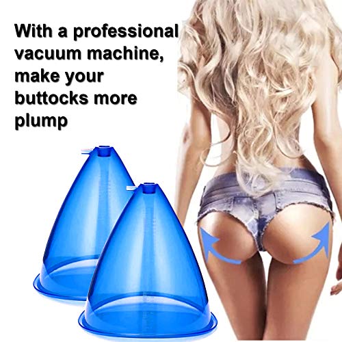 GUTYRE Vacuum Cupping Machine Accessories, 180ML Large Vacuum Suction Cup for Buttocks, Vacuum Cupping Machine,Used for Buttocks Lifting Body Massage, One Pair | The Storepaperoomates Retail Market - Fast Affordable Shopping