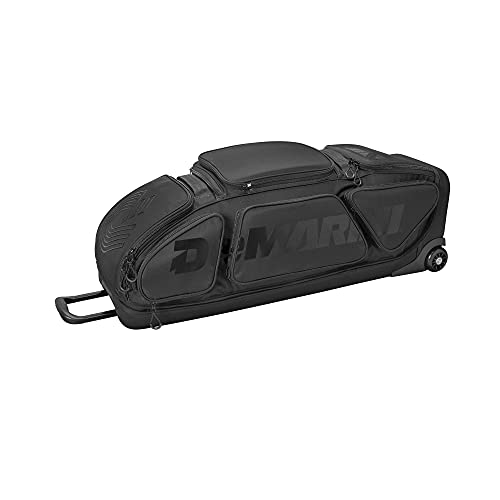 DeMarini Special Ops Front Line Wheeled Bag, Black, L: 38″ W: 13.5″ H: 11″