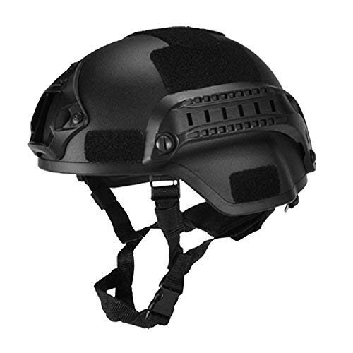 Amkya Tactical Helmet, Military Tactical Helmet Airsoft Helmet Paintball Head Protector with Night Vision Sports Camera Mount | The Storepaperoomates Retail Market - Fast Affordable Shopping