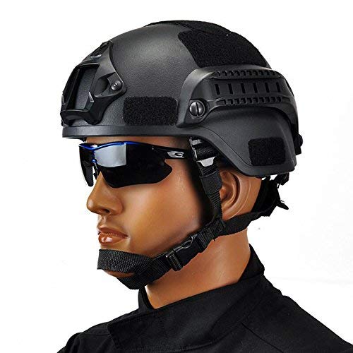 Amkya Tactical Helmet, Military Tactical Helmet Airsoft Helmet Paintball Head Protector with Night Vision Sports Camera Mount | The Storepaperoomates Retail Market - Fast Affordable Shopping