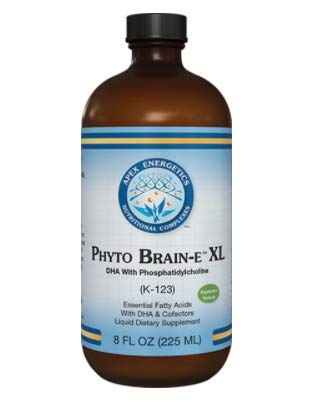 Apex Energetics Phyto Brain-E XL 8 fl oz (K-123) Includes 1200 mg of DHA Uniquely derived from phytoplankton | Omega-3 fattyacids maintains Health and Function of The Brain (8 fl oz)